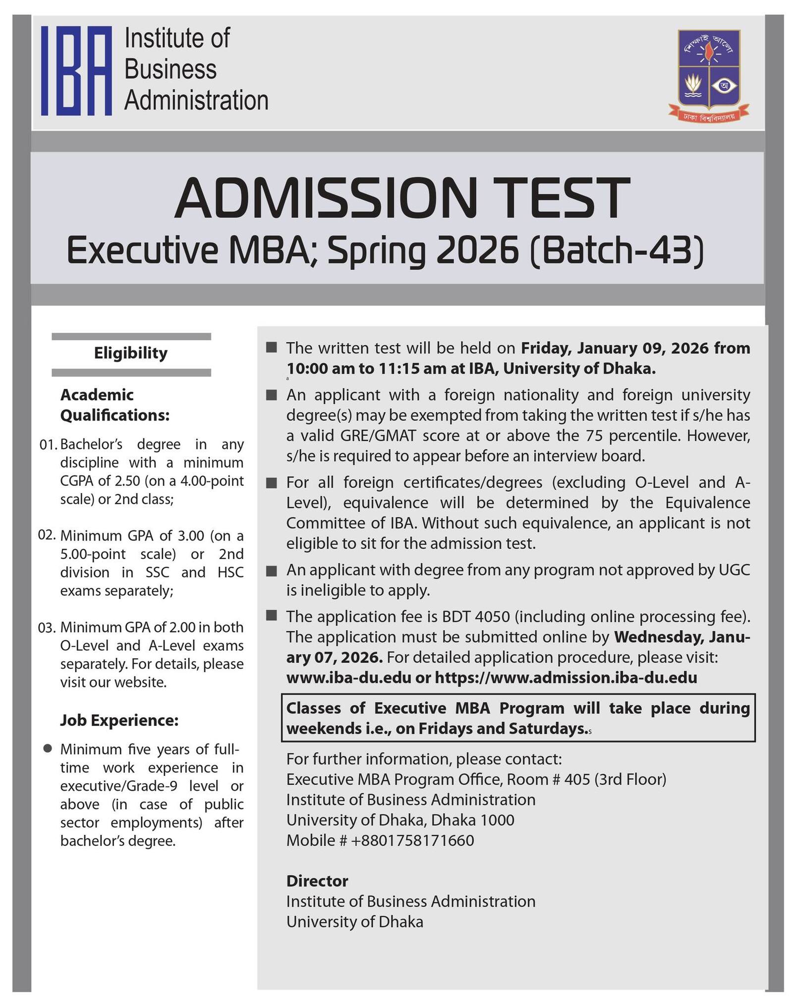 Executive MBA of IBA (Online) - Image 3
